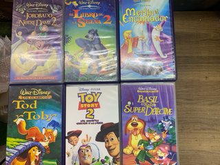 Lote VHS Disney Clásicos Películas Animadas 42 uni