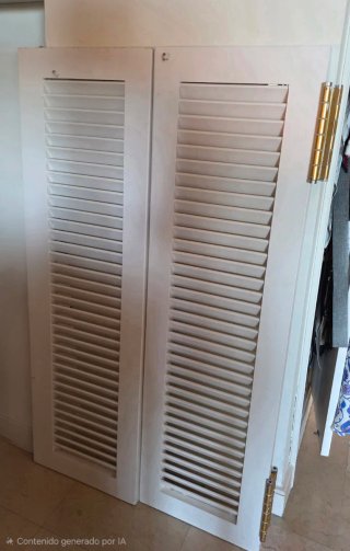 Puertas mallorquinas blancas