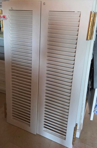 Puertas mallorquinas blancas