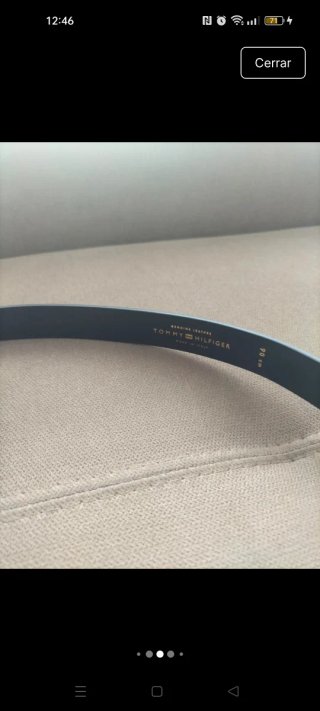 Cinturón Tommy Hilfiger mujer 90 cm TH