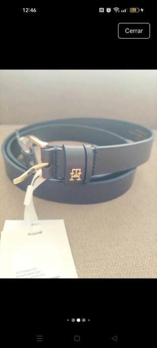 Cinturón Tommy Hilfiger mujer 90 cm TH