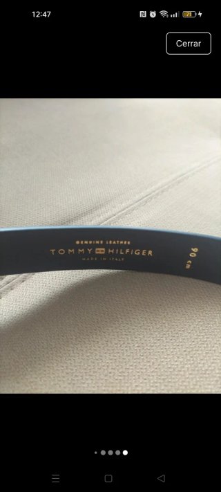 Cinturón Tommy Hilfiger mujer 90 cm TH