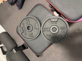 2 discos de pesa DOMYOS 2kg