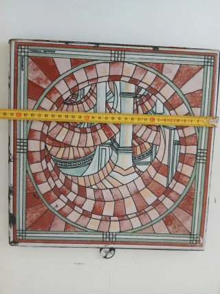 Azulejo Decorativo Modernista Art Nouveau