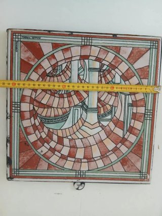 Azulejo Decorativo Modernista Art Nouveau