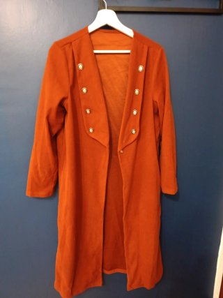 Chaqueta militar naranja