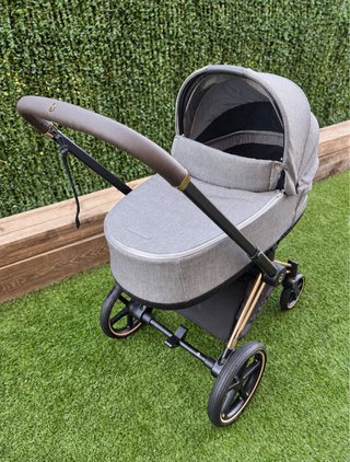 Cybex Priam Rose Gold Capazo + Silla y extras