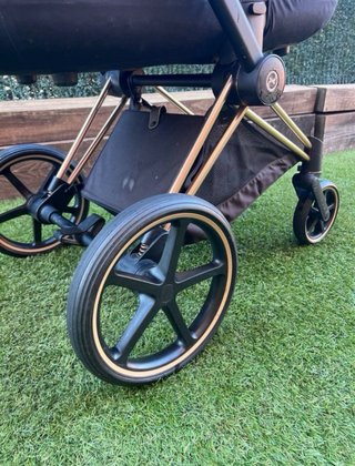 Cybex Priam Rose Gold Capazo + Silla y extras