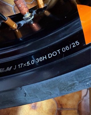 Llantas Supermotard KTM Naranja
