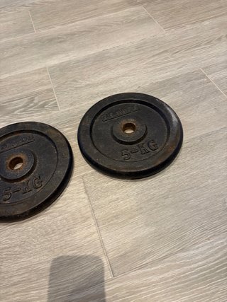 2 Discos de Pesas DOMYOS 5 kg
