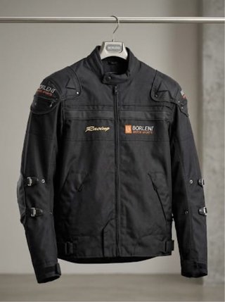Chaqueta de Moto Borlent Racing Negra