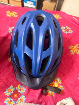 Casco Bicicleta Azul Rockrider
