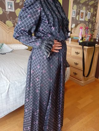 Traje Baturra Gala Negro Rosa Talla S-M