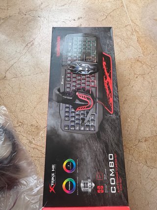 XTRIKE ME Combo Teclado, Ratón, Auriculares