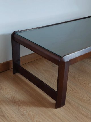 Mesa de centro Guilleumas madera y cristal