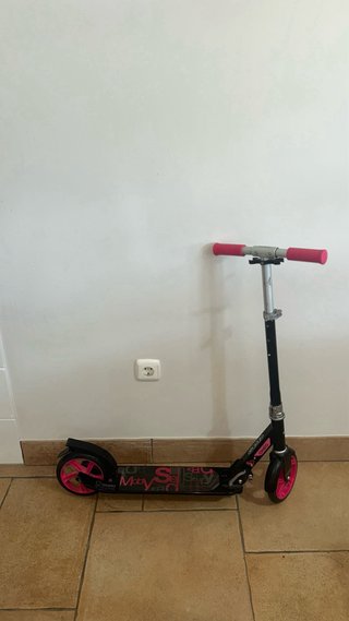 Patinete Oxelo plegable rosa