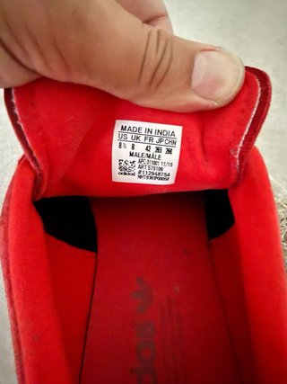 Adidas Stan Smith Hombre Rojo