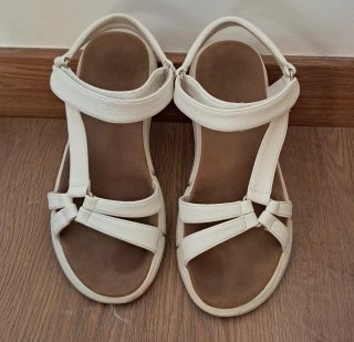 Sandalias blancas DE PIEL #Buonarotti