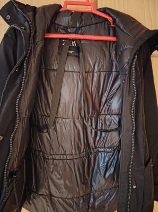 Parka / Chaquetón Negro Mujer
