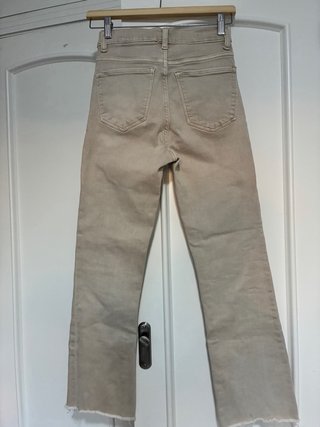 Pantalones Mango Talla 34 Beige
