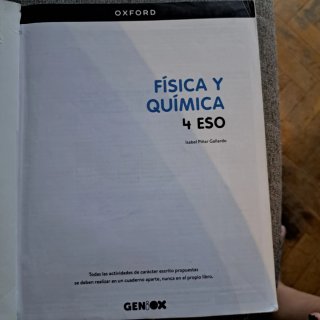 Física y Química 4 ESO