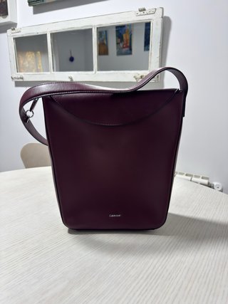 Bolso Calvin Klein Piel Burdeos