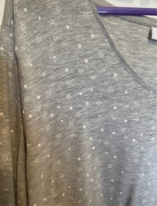 Camiseta Yessica gris estrellas T54/56