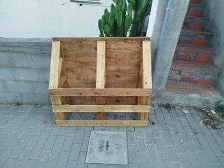Jardineras de madera artesanales