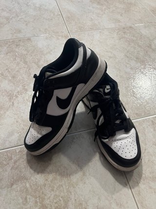 Tenis Nike Dunk Low Blanco y Negro