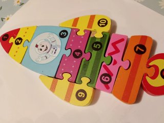 Rompecabezas de madera para niños