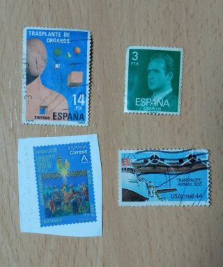 Lote sellos España y USA
