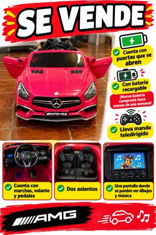 Coche Eléctrico Infantil AMG