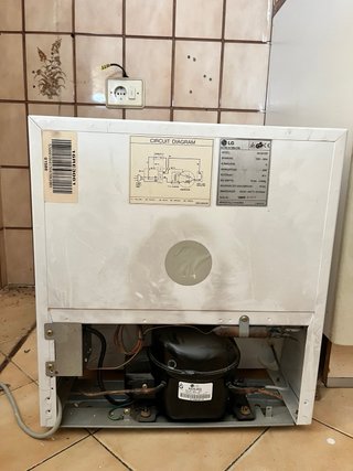 Congelador LG blanco