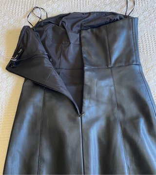 Vestido Mango Negro Talla XS