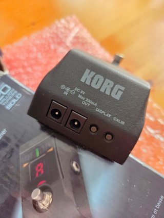 Afinador Korg Pitchblack Cromático Pedal