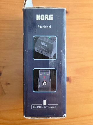 Afinador Korg Pitchblack Cromático Pedal