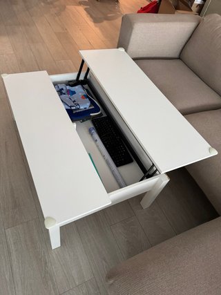 Mesa elevable Trulstorp Ikea Blanca