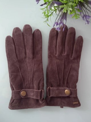 ☑️ ELEGANTES GUANTES DE MUJER PIEL MARRÓN AMC T-10