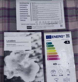 Lavadora Samsung 9 kg WW90TA046TE/CE