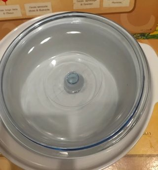 Casseruola ceramica con coperchio vetro