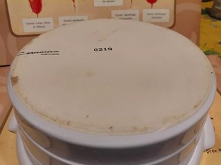 Casseruola ceramica con coperchio vetro