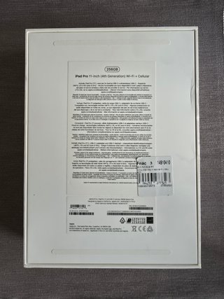 iPad Pro 11 4ª Gen 256GB Wi-Fi + Celular