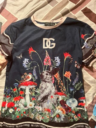 Camiseta Dolce & Gabbana DG Conejo Flores