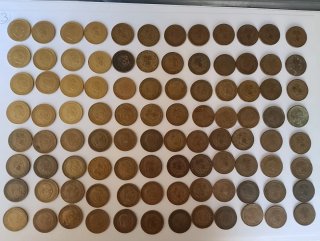 Lote Completo Colección Monedas (8 Hojas)