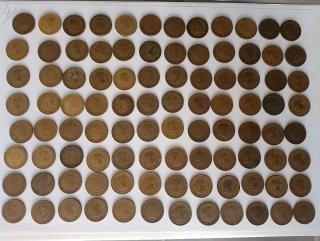 Lote Completo Colección Monedas (8 Hojas)