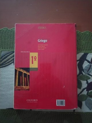 Libro de texto de Griego de 1° de Bachillerato