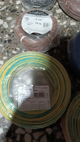 Cables eléctricos GHARD 6mm² y 1x2.50mm²