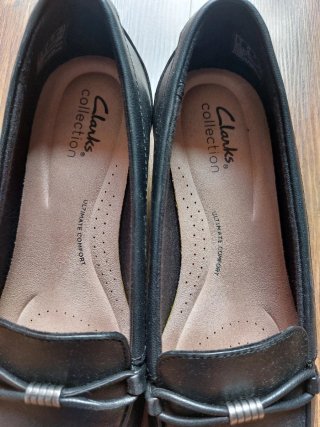 Zapatos Clarks Negros Mujer