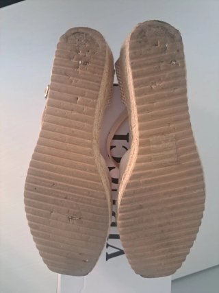 Alpargatas beige T.40