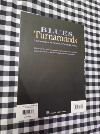 Blues Turnarounds Guitar Book w/ CD